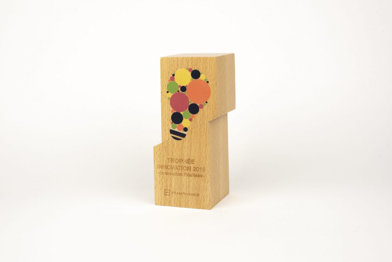 Trophée en bois César personnalisable