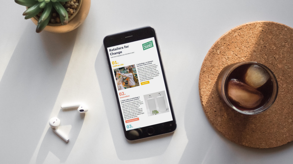 newsletter retail gifts for change